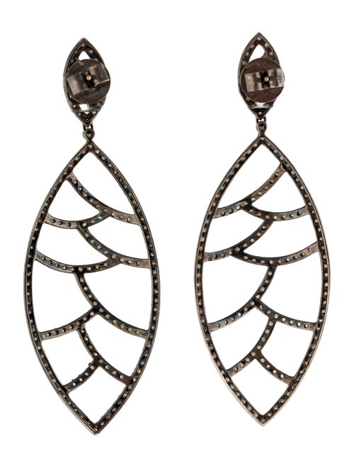 Meghna Jewels Diamond Bora Bora Drop Earrings