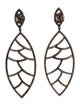 Meghna Jewels Diamond Bora Bora Drop Earrings
