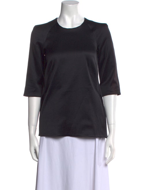 Merchant Archive Crew Neck Three-Quarter Sleeve Blouse
