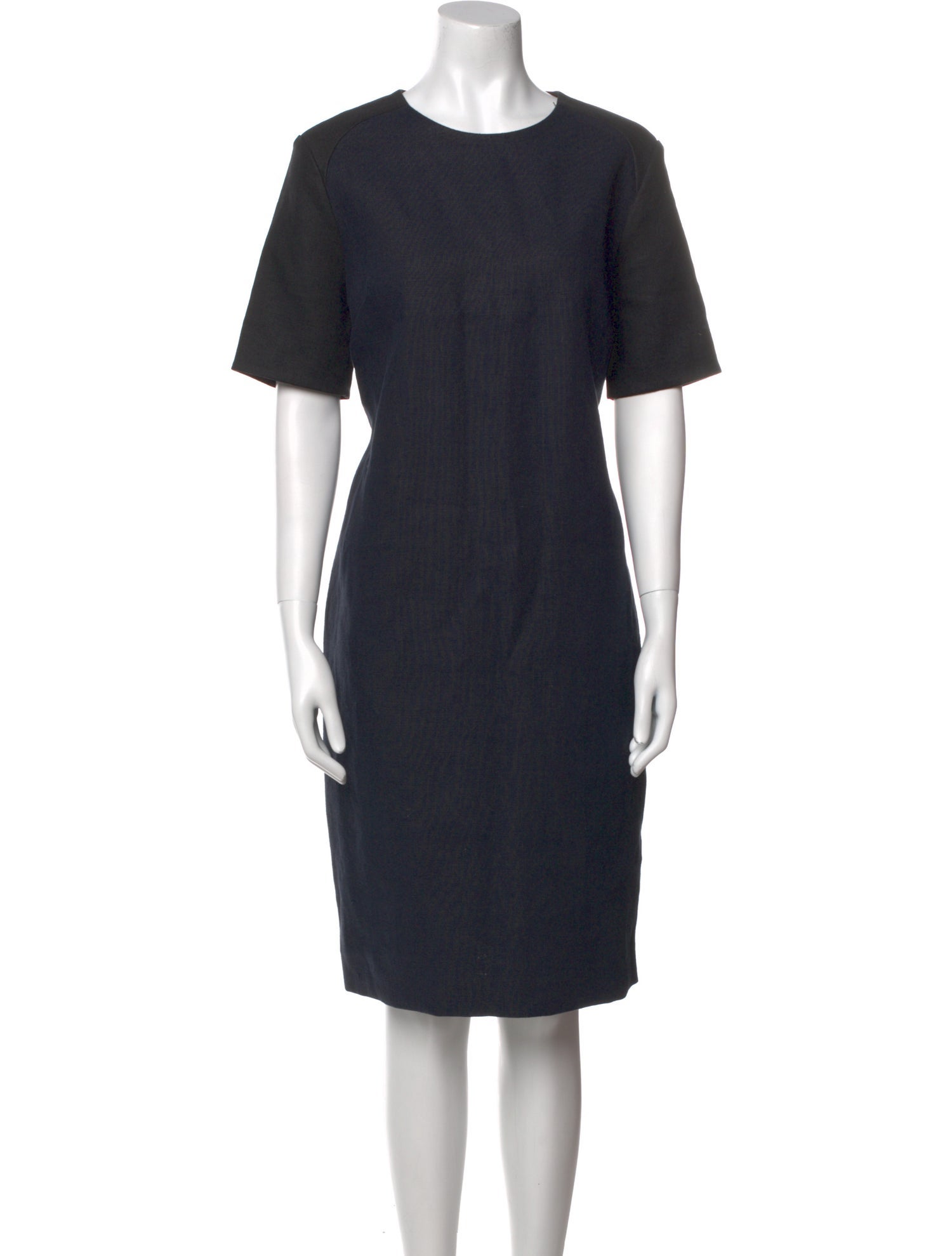 Merchant Archive Linen Knee-Length Dress