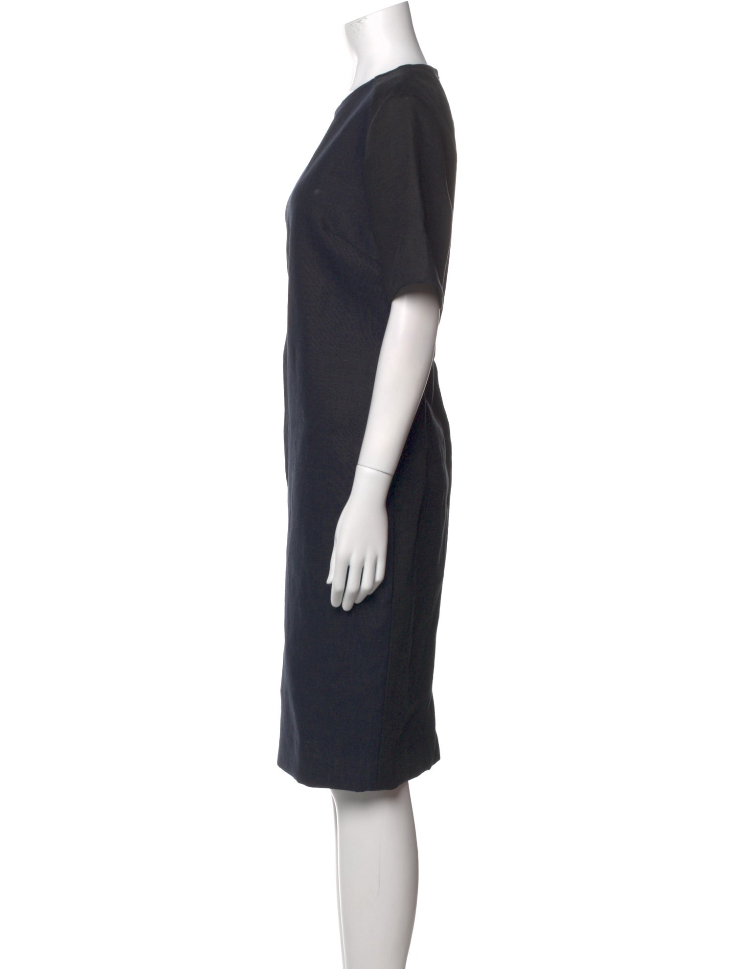 Merchant Archive Linen Knee-Length Dress