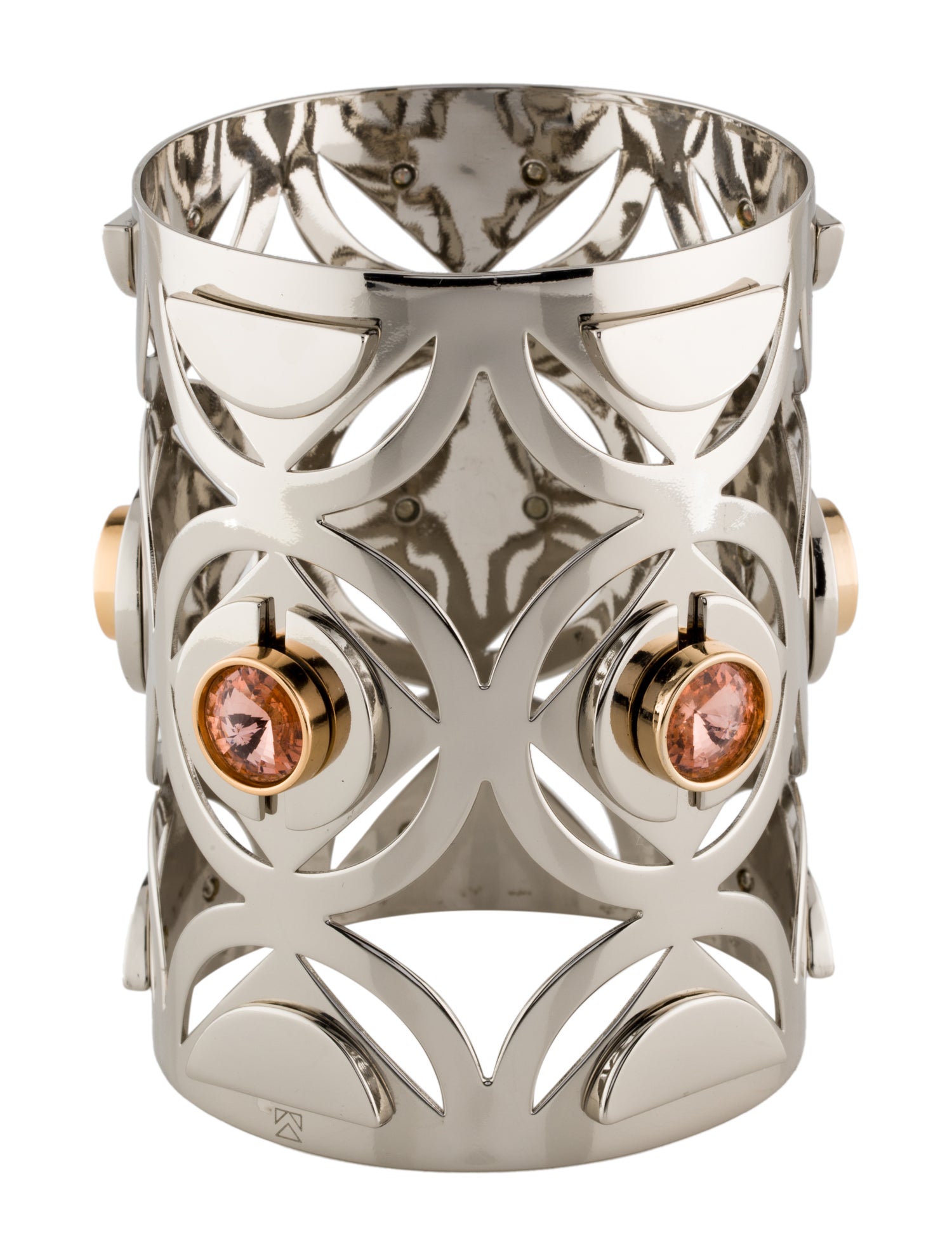 Mercedes Castillo Geo Cutout Jeweled Cuff