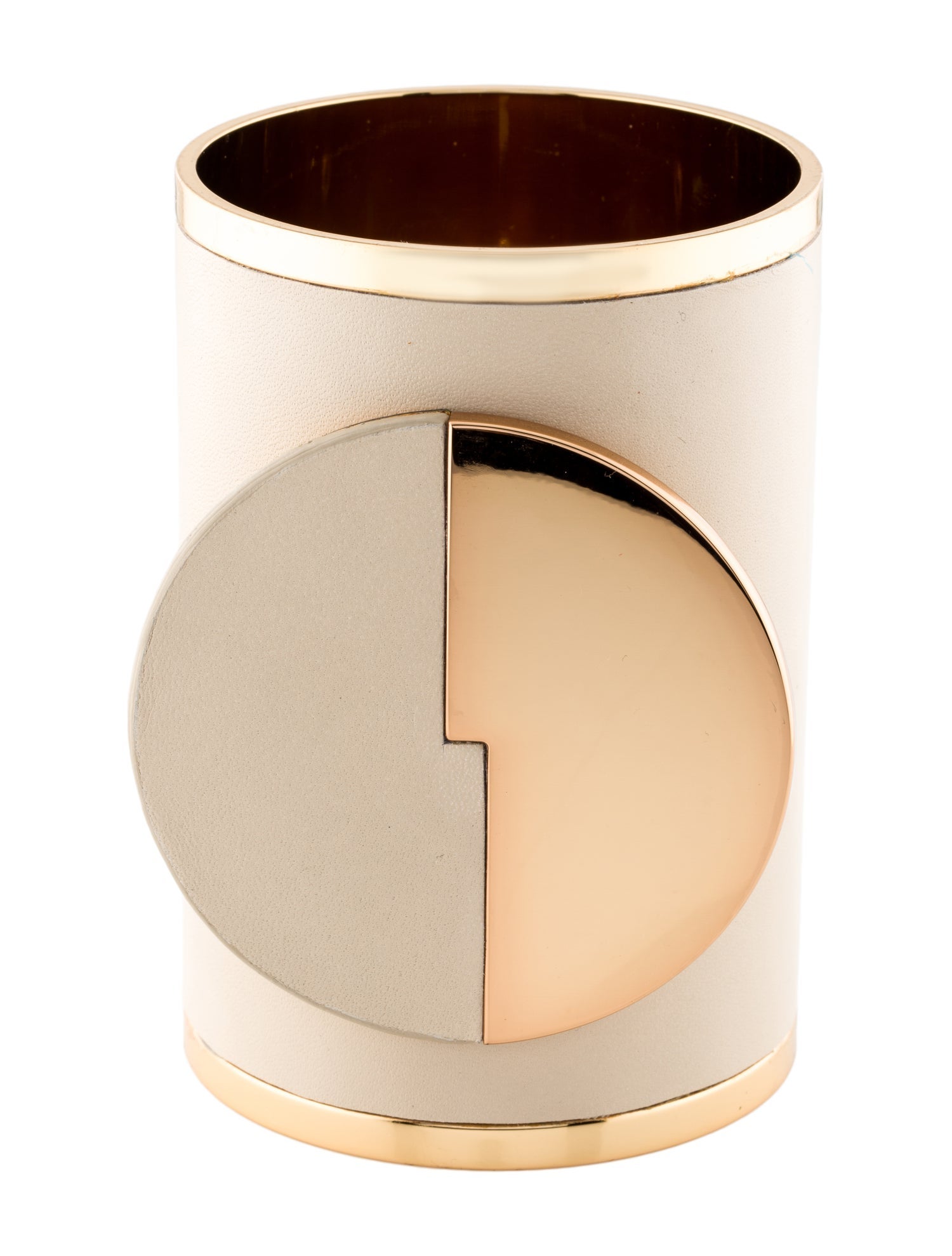 Mercedes Castillo Leather Bangle Bracelet