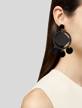 Mercedes Castillo Two-Tone Small Cutout Drop Earrings