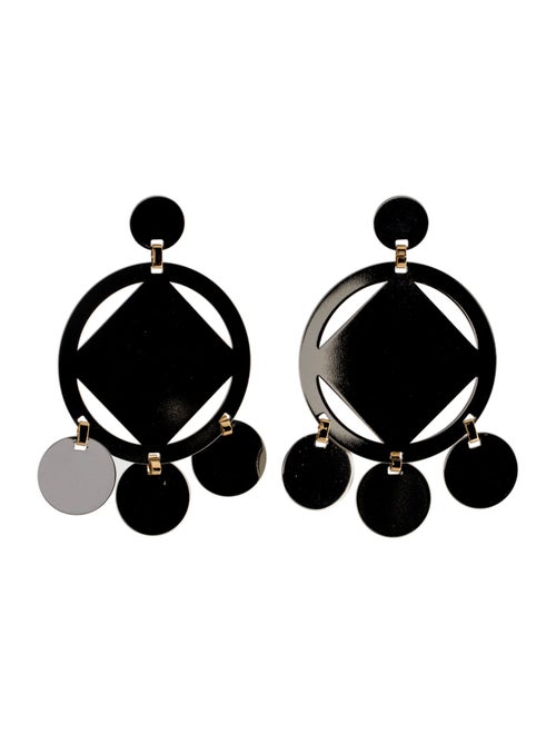 Mercedes Castillo Two-Tone Cutout Small Drop Earrings