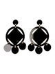 Mercedes Castillo Two-Tone Cutout Small Drop Earrings