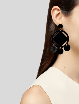 Mercedes Castillo Two-Tone Cutout Small Drop Earrings
