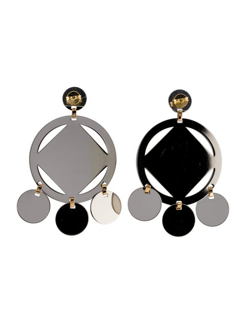 Mercedes Castillo Two-Tone Cutout Small Drop Earrings