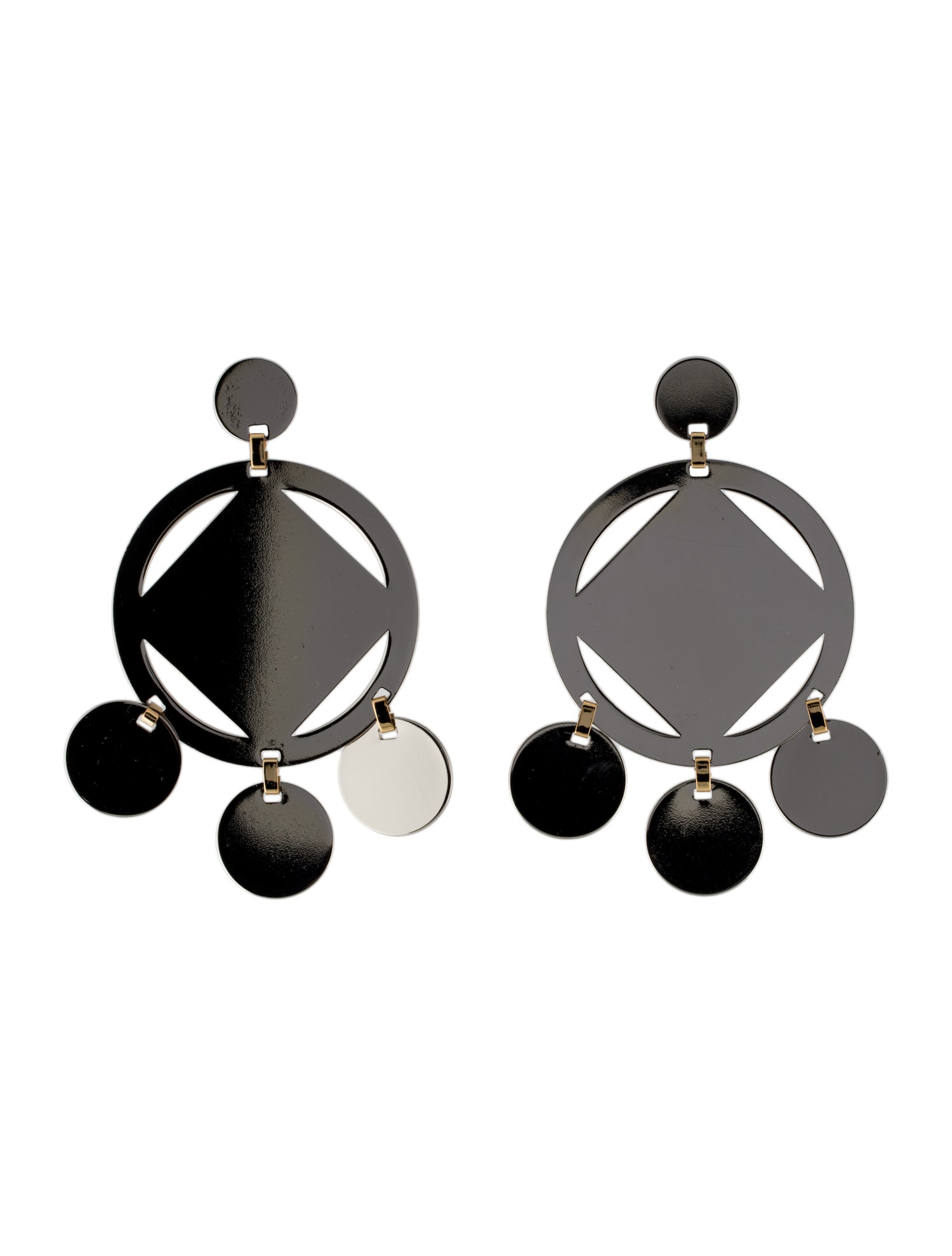 Mercedes Castillo Two-Tone Drop Earrings