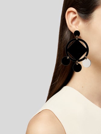 Mercedes Castillo Two-Tone Drop Earrings
