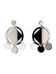 Mercedes Castillo Two-Tone Cutout Small Drop Earrings