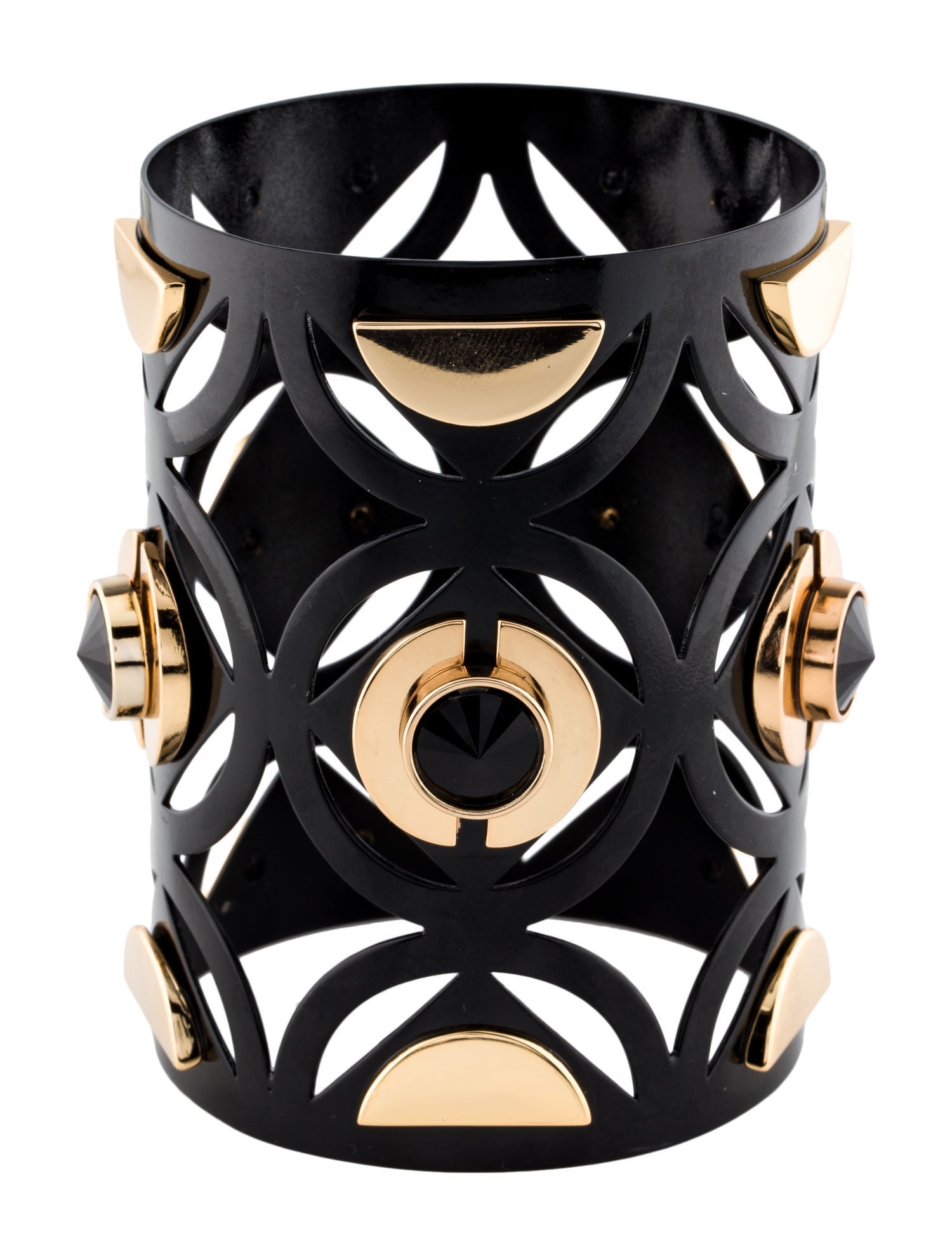 Mercedes Castillo Enamel & Crystal Wide Bangle