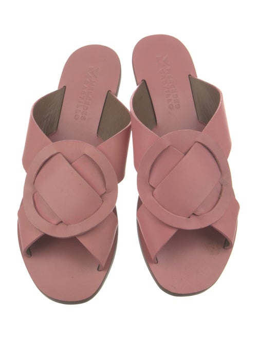 Mercedes Castillo Leather Slides