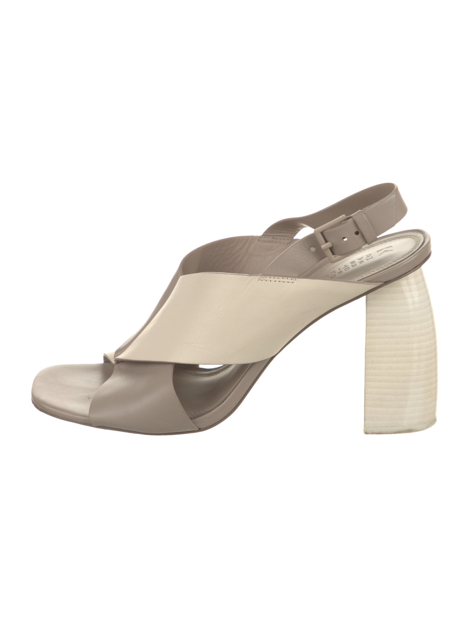 Mercedes Castillo Leather Slingback Sandals