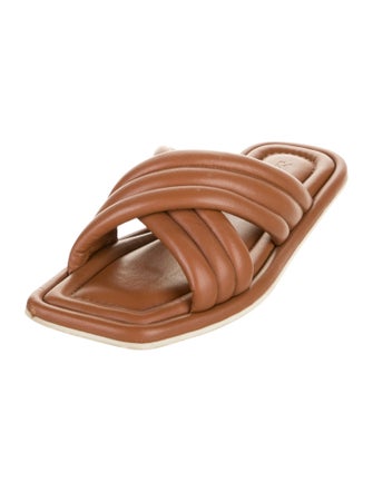 Mercedes Castillo Leather Slides