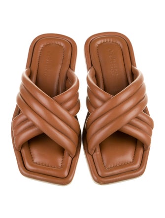 Mercedes Castillo Leather Slides