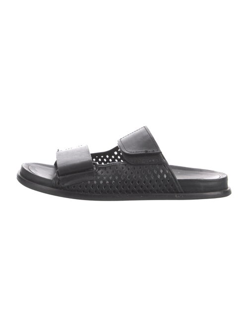 Mercedes Castillo Leather Lasercut Accents Slides