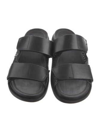 Mercedes Castillo Leather Lasercut Accents Slides