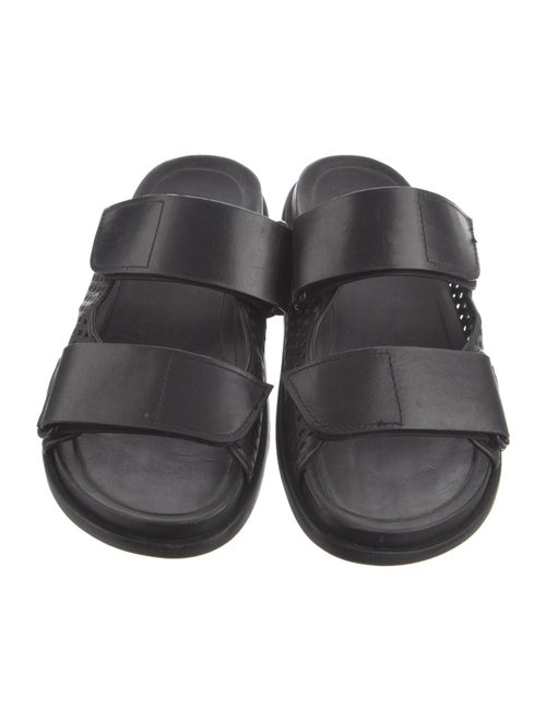 Mercedes Castillo Leather Lasercut Accents Slides