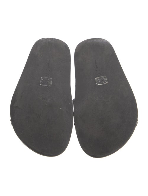 Mercedes Castillo Leather Lasercut Accents Slides