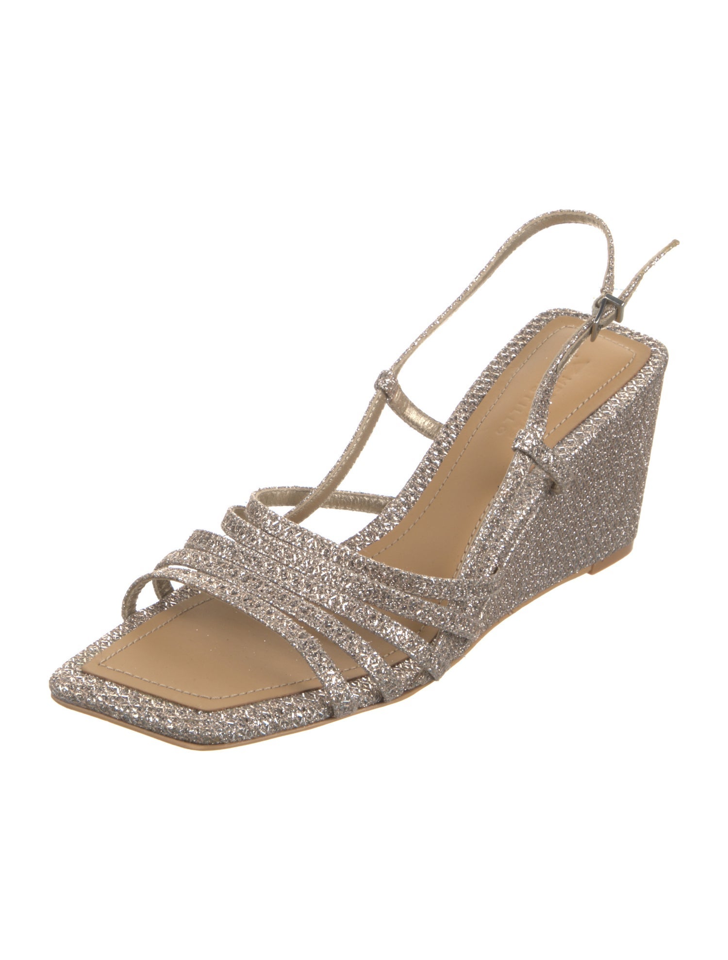 Mercedes Castillo Glitter Slingback Sandals