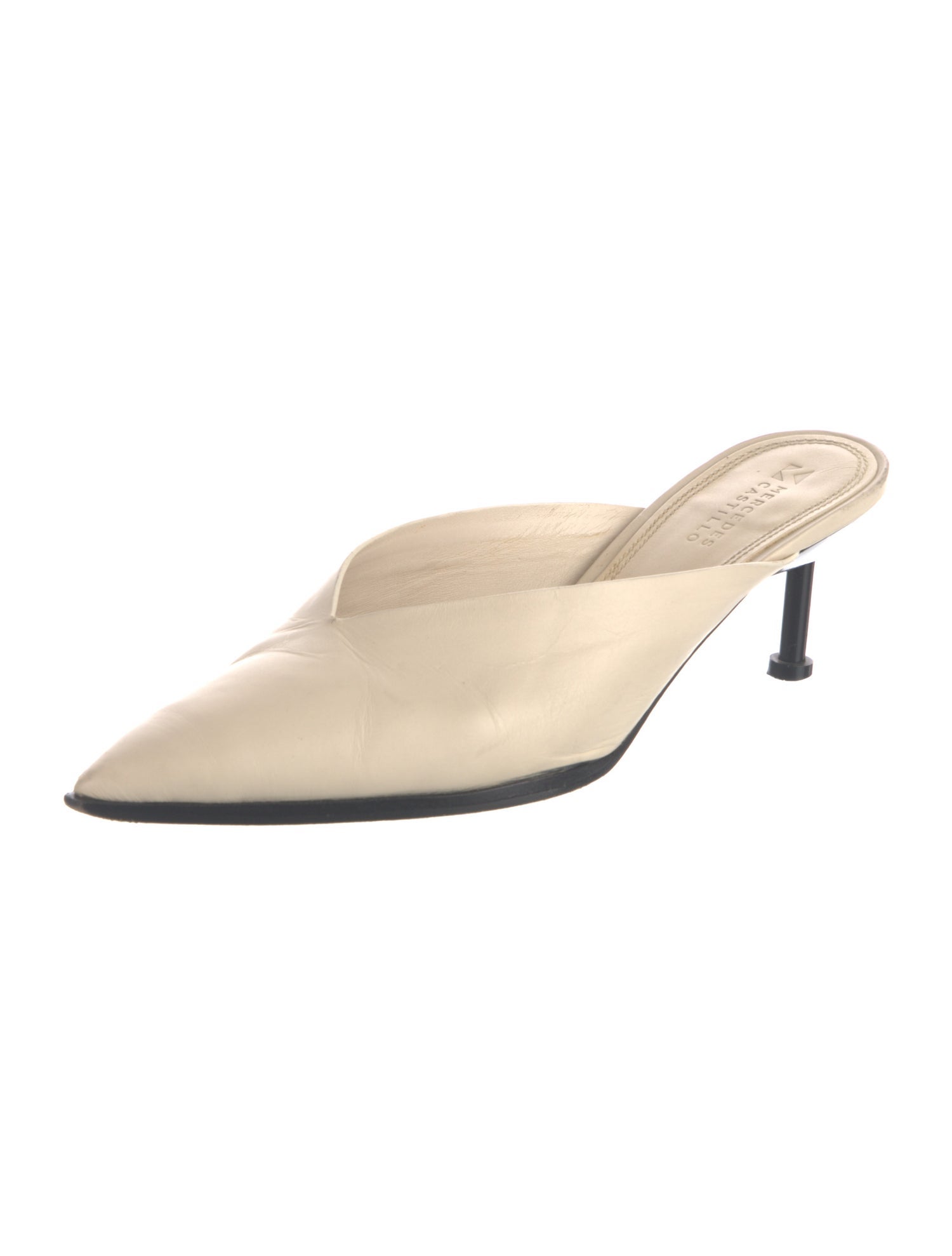 Mercedes Castillo Leather Mules