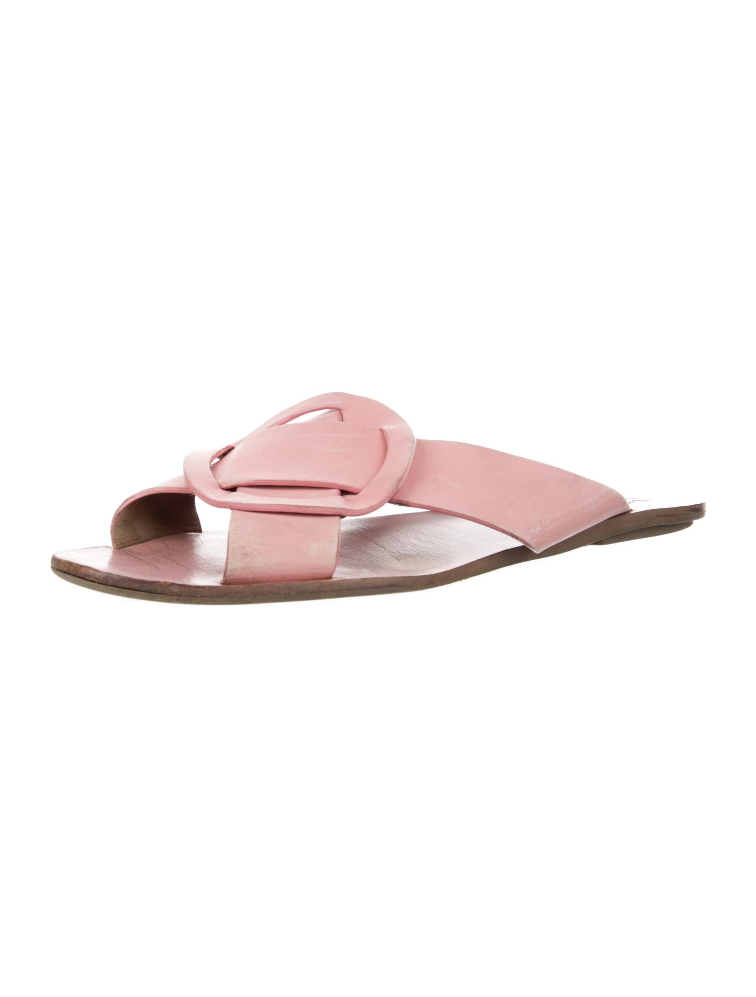 Mercedes Castillo Leather Slides