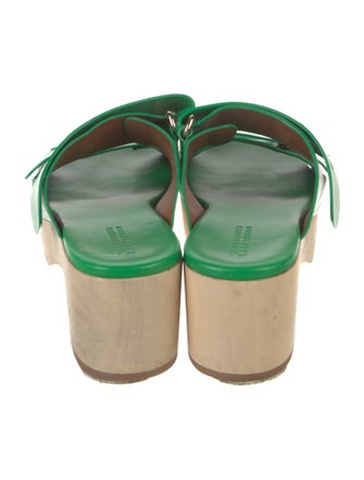 Mercedes Castillo Leather Slides