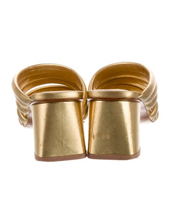 Mercedes Castillo Leather Slides