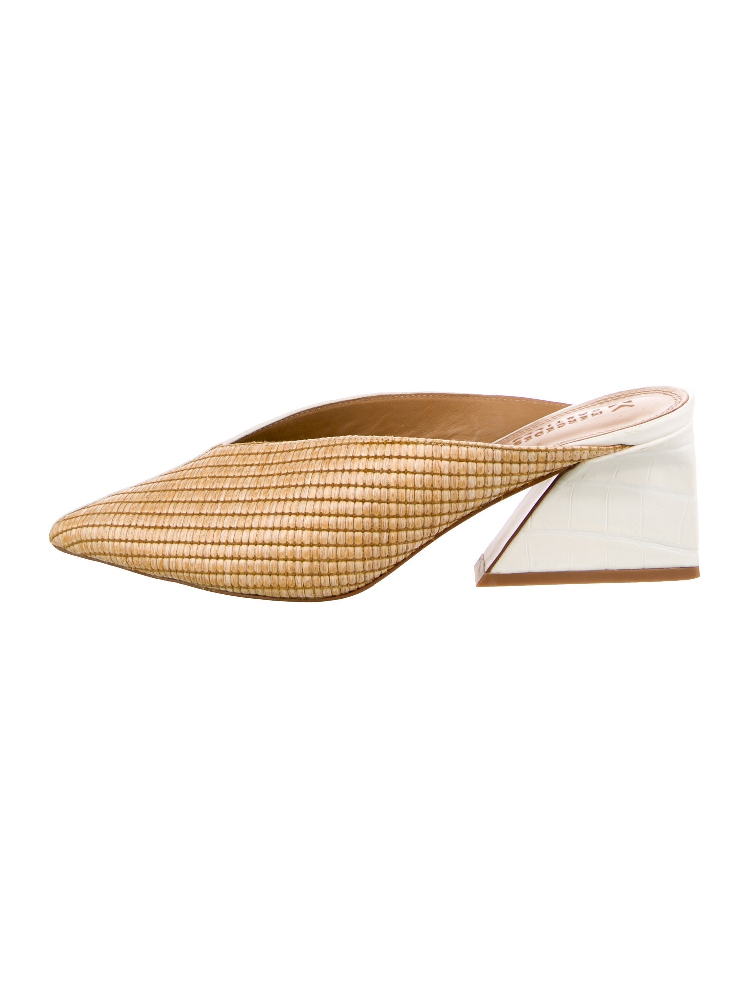 Mercedes Castillo Raffia Mules