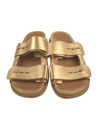 Mercedes Castillo Patent Leather Slides