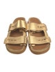 Mercedes Castillo Patent Leather Slides