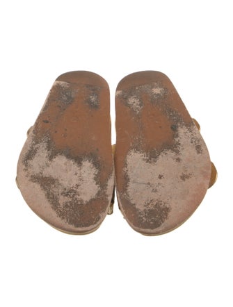 Mercedes Castillo Patent Leather Slides