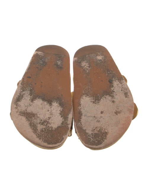 Mercedes Castillo Patent Leather Slides