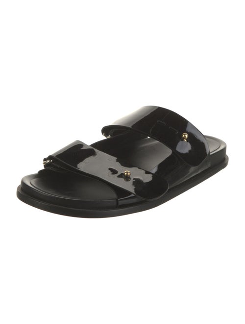 Mercedes Castillo Patent Leather Slides