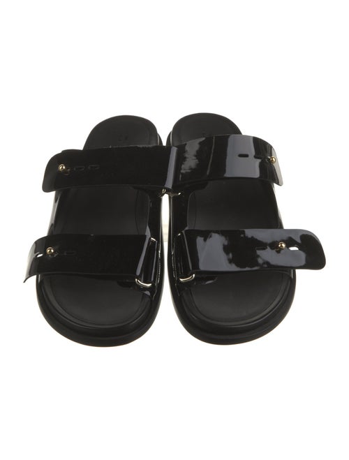 Mercedes Castillo Patent Leather Slides