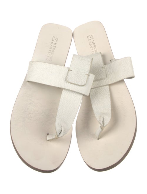 Mercedes Castillo Leather Slides