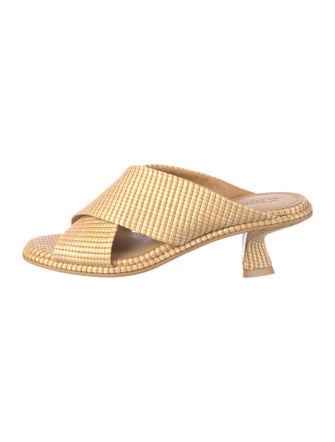 Mercedes Castillo Raffia Printed Espadrilles