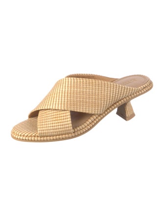 Mercedes Castillo Raffia Printed Espadrilles