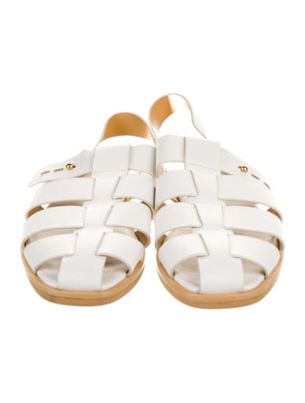 Mercedes Castillo Leather Slingback Sandals
