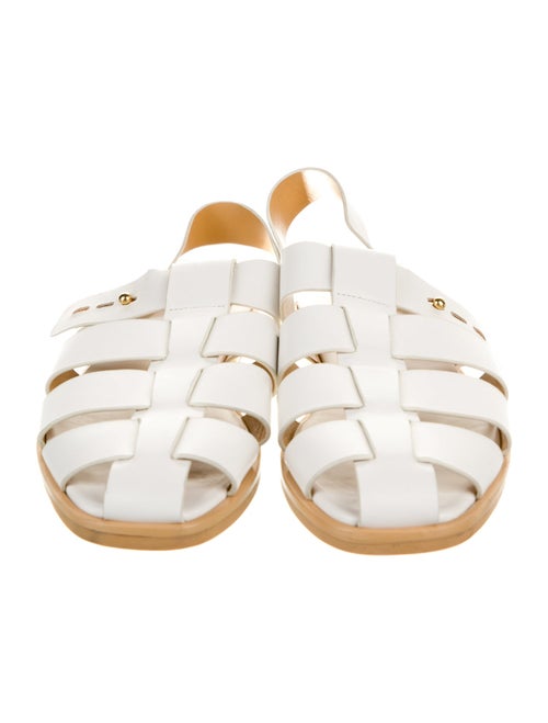 Mercedes Castillo Leather Slingback Sandals