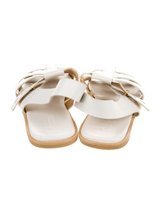 Mercedes Castillo Leather Slingback Sandals