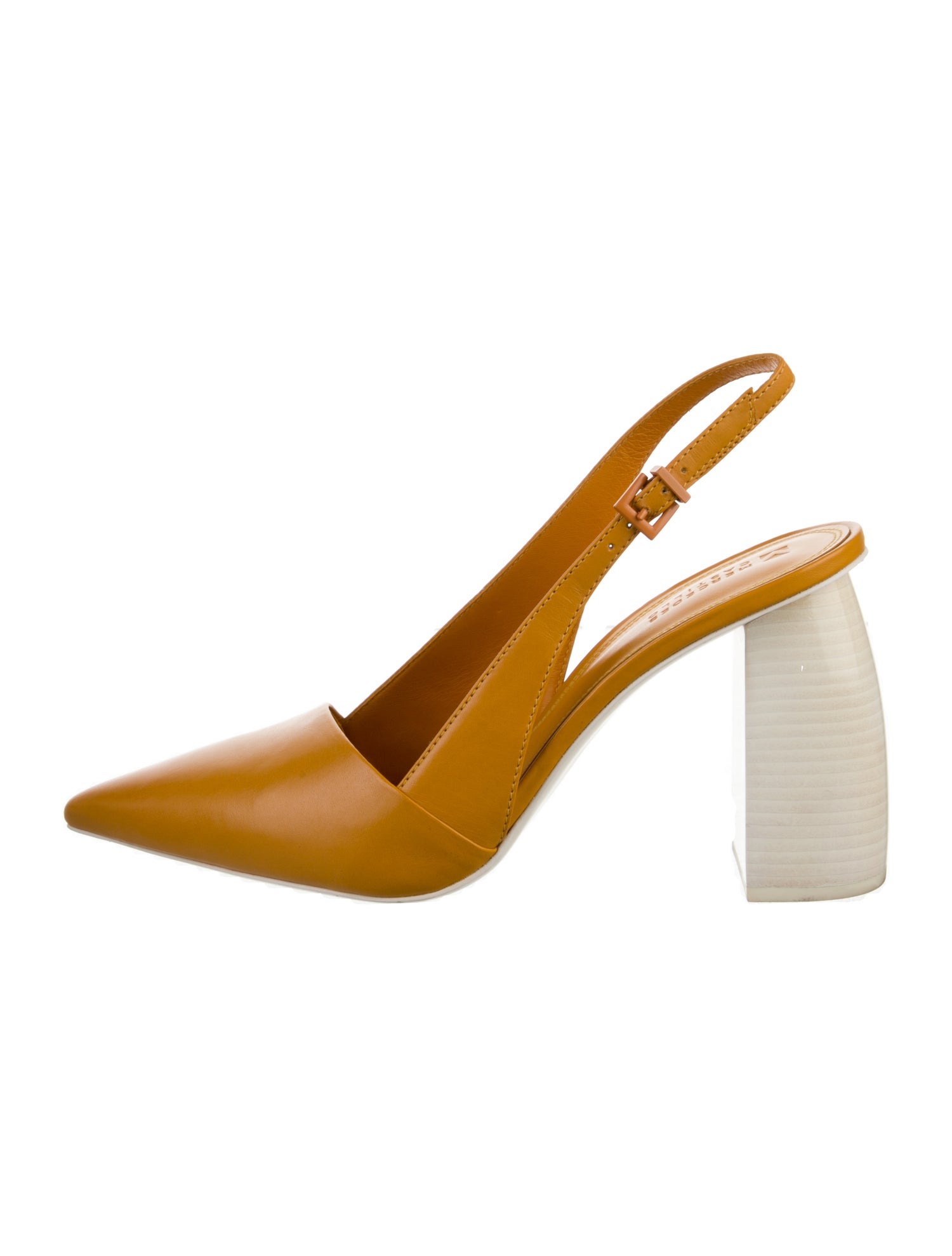 Mercedes Castillo Leather Slingback Pumps