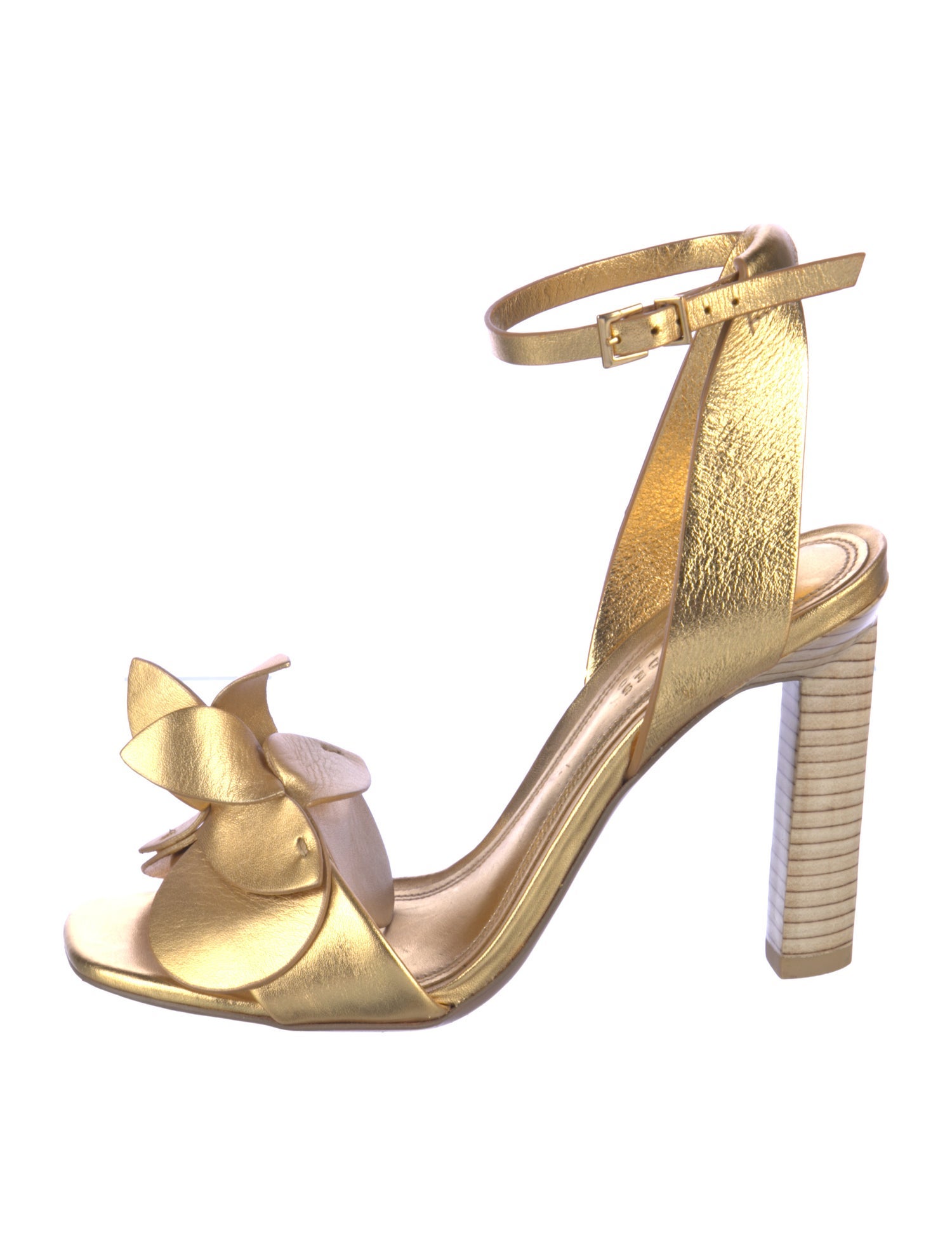 Mercedes Castillo Leather Animal Print Sandals