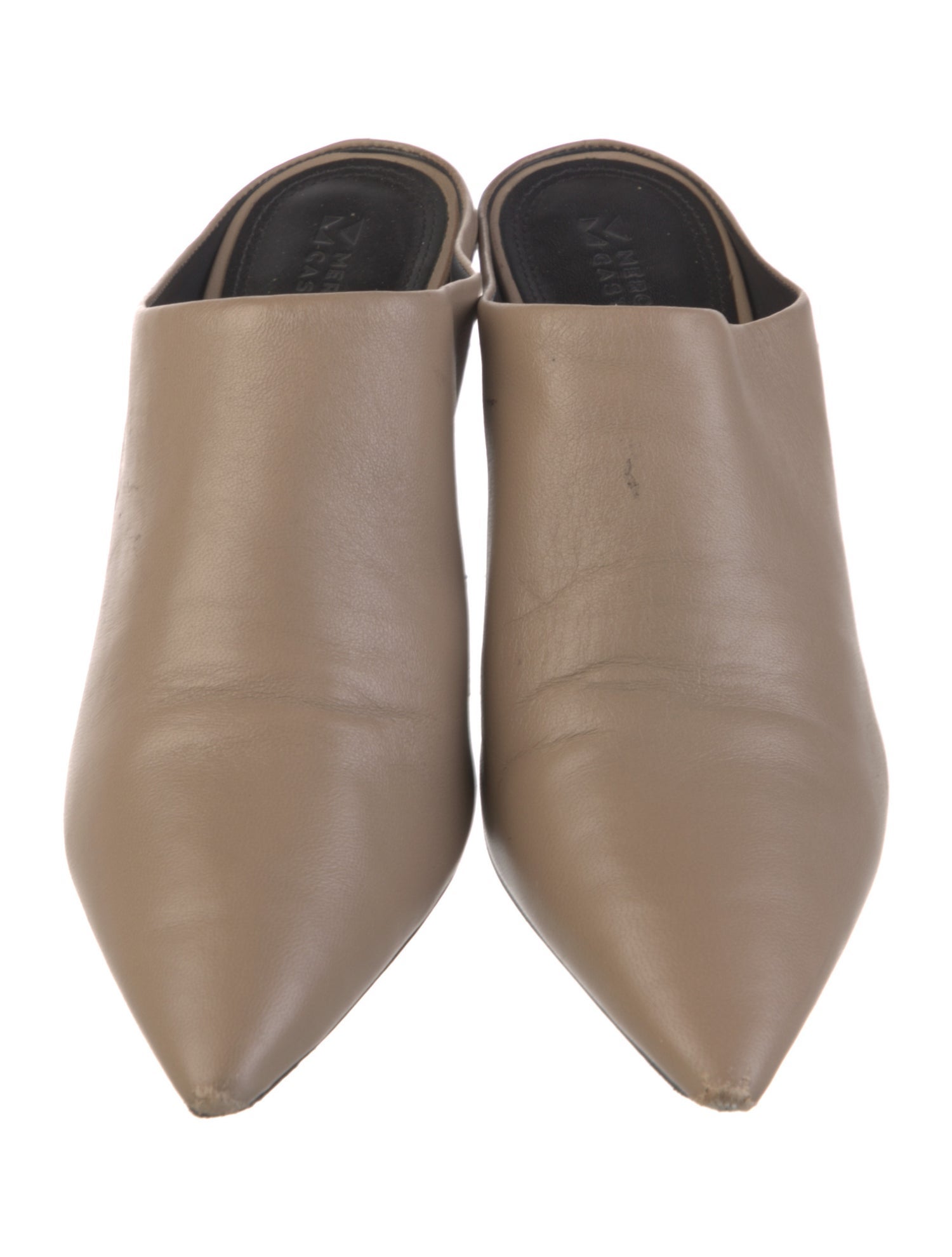 Mercedes Castillo Leather Mules