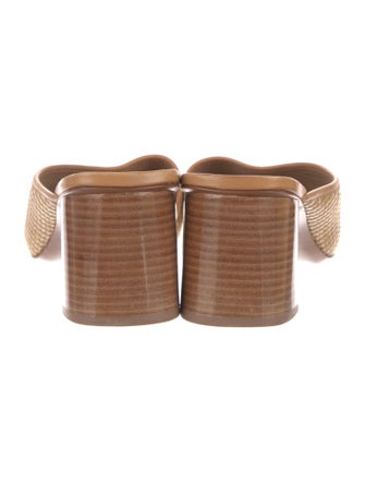 Mercedes Castillo Straw Printed Slides