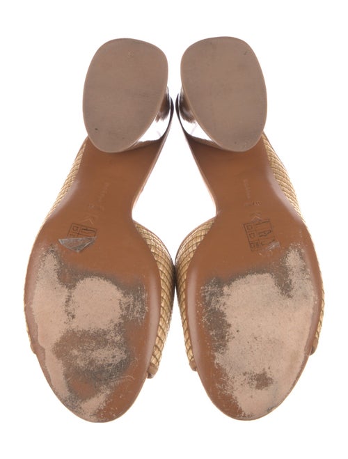 Mercedes Castillo Straw Printed Slides