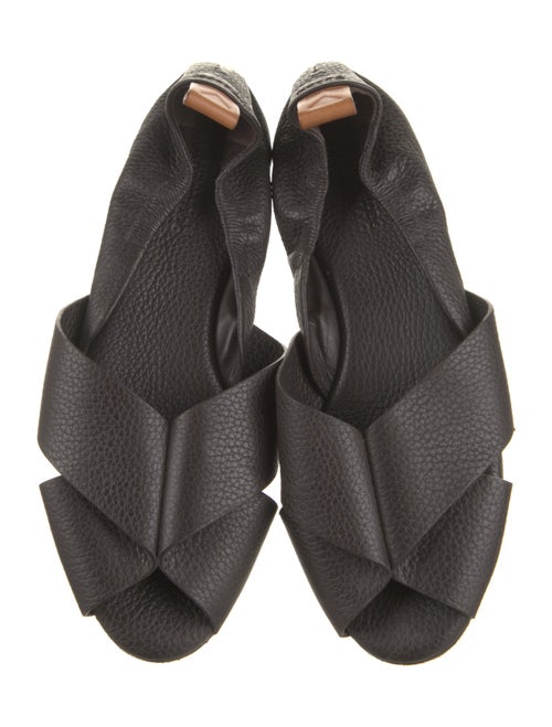 Mercedes Castillo Leather Flats