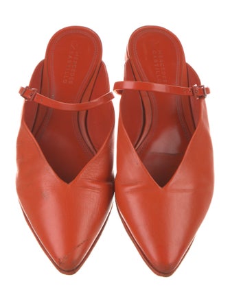 Mercedes Castillo Leather Mules
