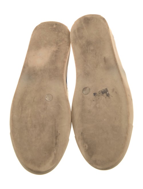 Mercedes Castillo Leather Colorblock Pattern Loafers